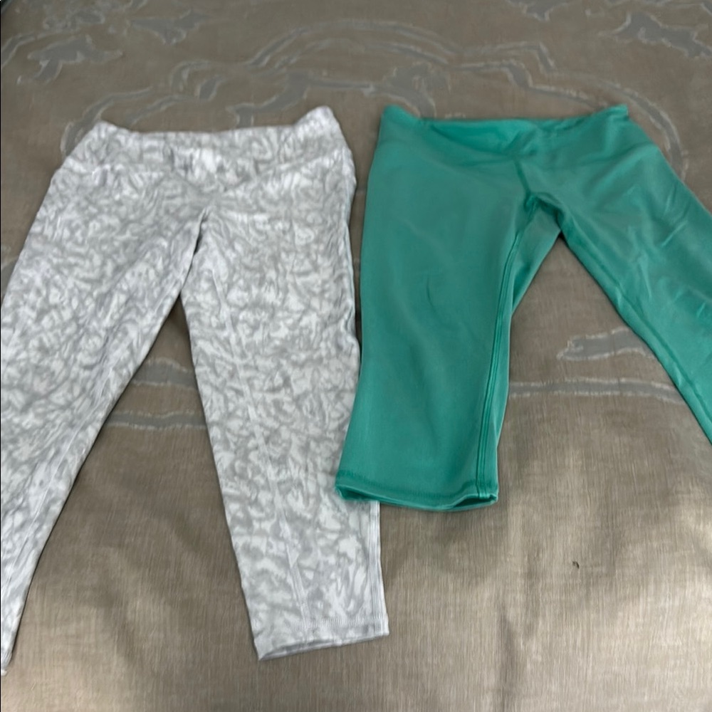 DSG Women's Leggings - Teal and shimmer Marble